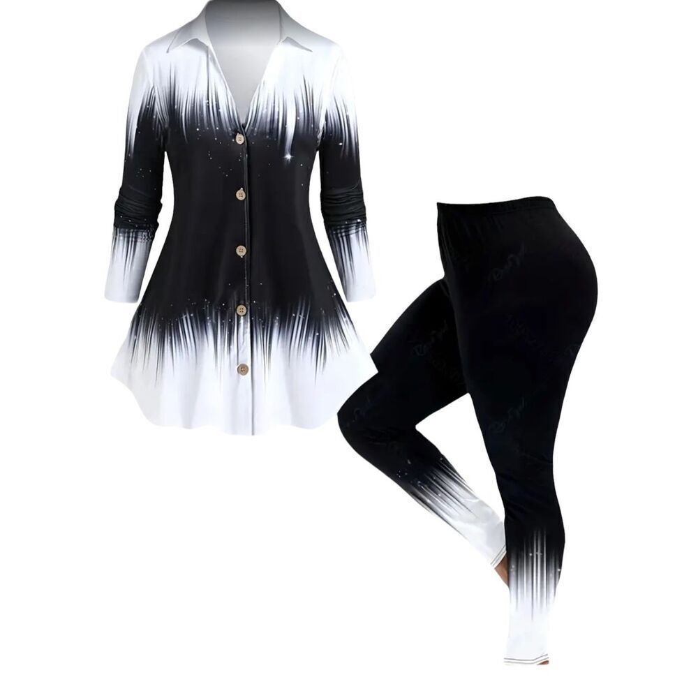 Women’s Tunic & Legging 2 Piece Set M
